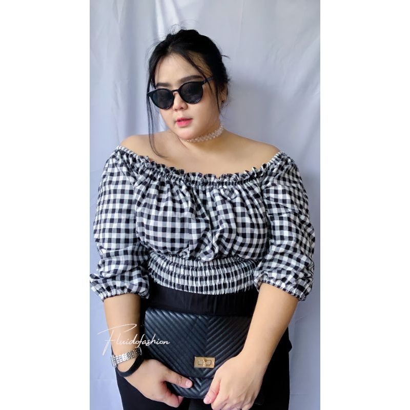 ATASAN EMPI//BAJU SABRINA WANITA//SABRINA JUMBO//EMPI BLOUSE JUMBO//BAJU SABRINA//ATASAN WANITA