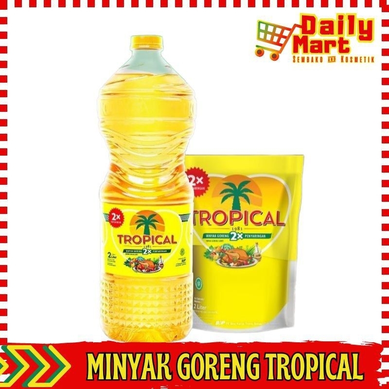 

SEMBAKO DAILYMART / MINYAK GORENG TROPICAL 2 LITER HARGA HEMAT MURAH BERKUALITAS