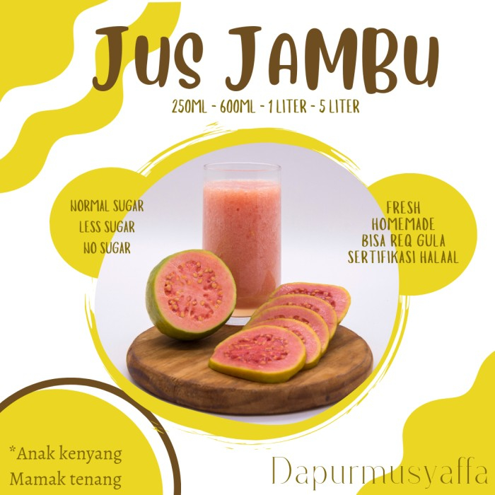 

Jus Jambu Original homemade fresh bisa req gula