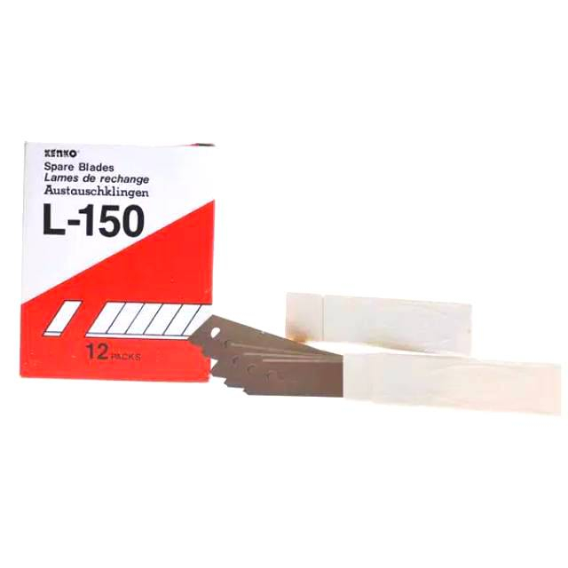 

Isi Cutter Besar Kenko Refill Cutter Blade L-150 1 Box Isi 12 Pack
