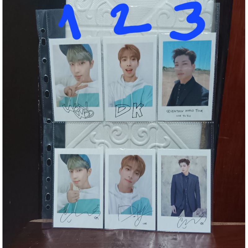 Seventeen TC set Wonwoo - Deokyeom
