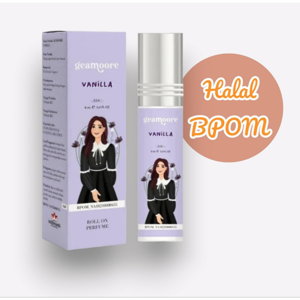 GEAMOORE Inspired Parfume 6 ml - Best Seller Inspired Parfume - Parfum Roll On Tahan Lama - Parfume 