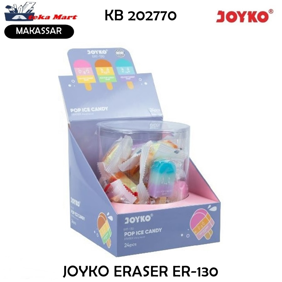 

[BOX/24PCS] JOYKO ERASER ERT-130 ICE CREAM