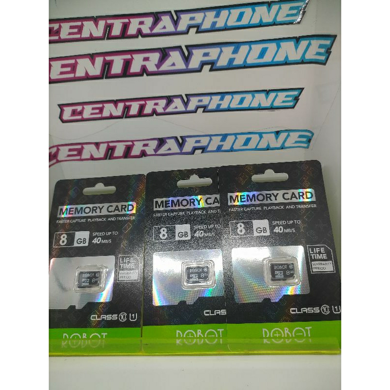 MEMORY CARD 8GB ROBOT