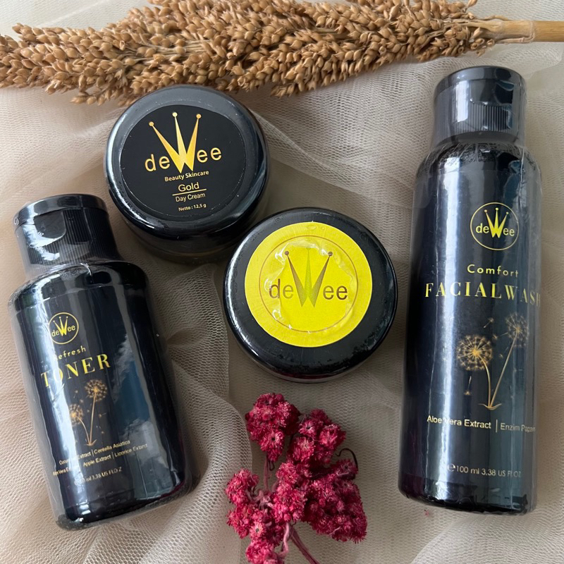 (FREEE GIFT) DeWee Beauty Skincare Original Bpom / Cream Dewee Skincare / Paket Dewee Beauty Skincar