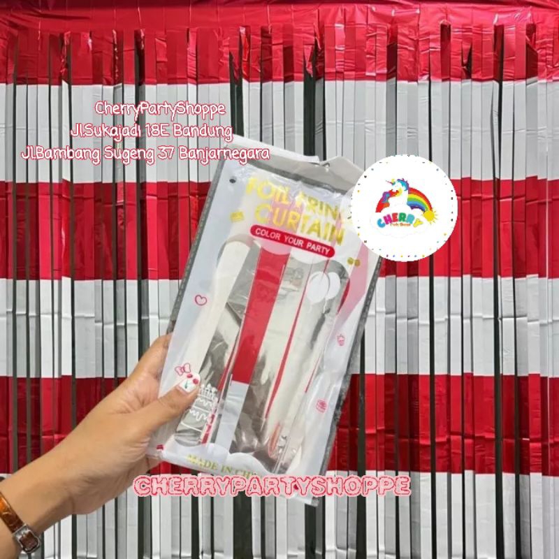 tirai merah putih dirgahayu hut RI