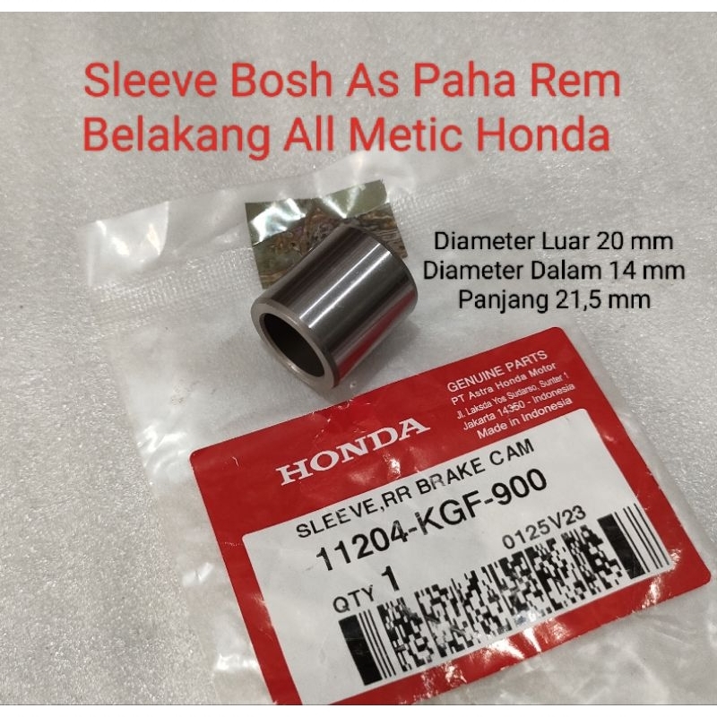 Sleeve Bosh As Paha Rem Belakang All Metic Honda Ori AHM 11204 KGF 900