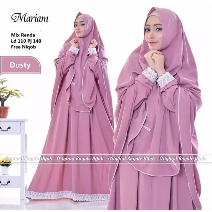 GAMIS SYARI, MARYAM+HIJAB