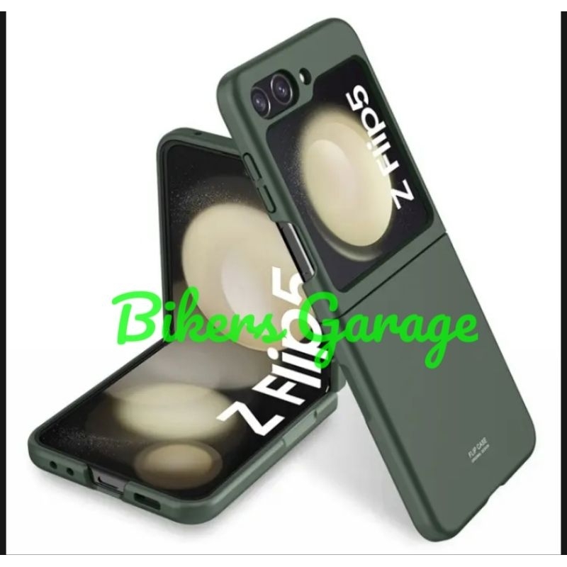 Case hp premium Samsung Galaxy Z Flip 5 hijau doff
