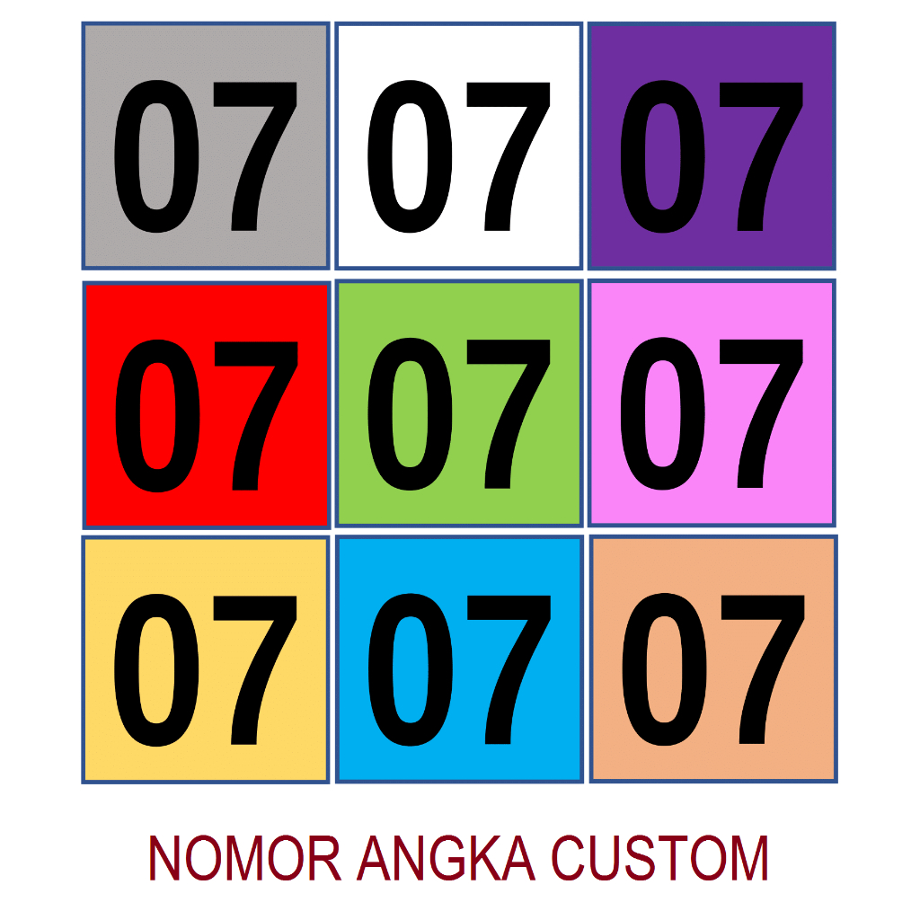 

NOMOR PARKIR NOMOR URUT ATAU ANGKA CUSTOM + LAMINATING