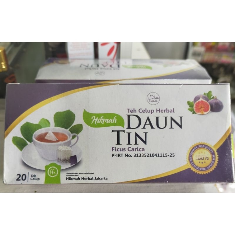 

Teh Celup Daun Tin Hikmah Herbal Alami Organik isi 20 kantong