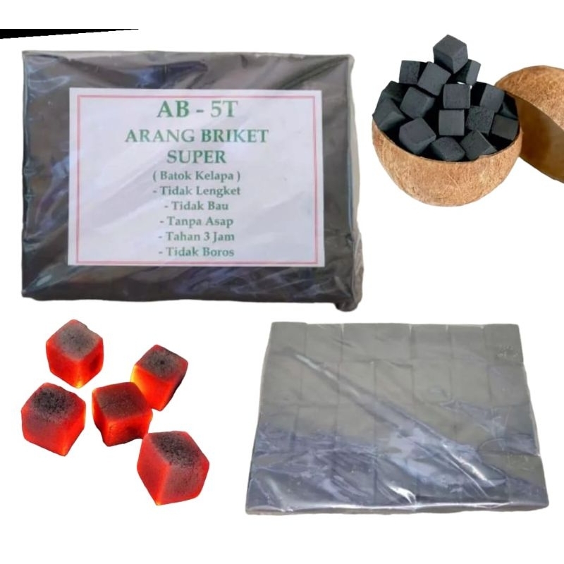ARANG BRIKET SUPER / ARANG BBQ ARANG BATOK KELAPA