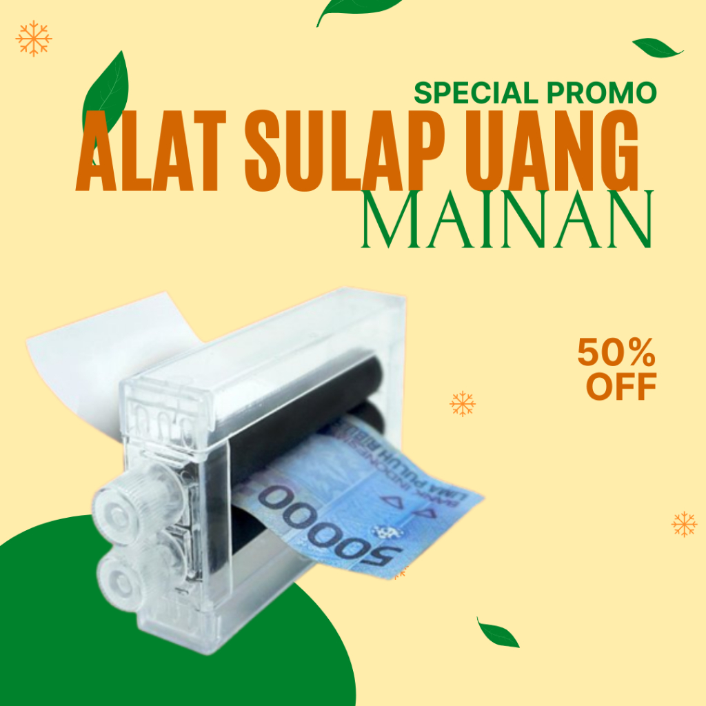 Alat Sulap Mainan Anak Money Printing Cetak Uang