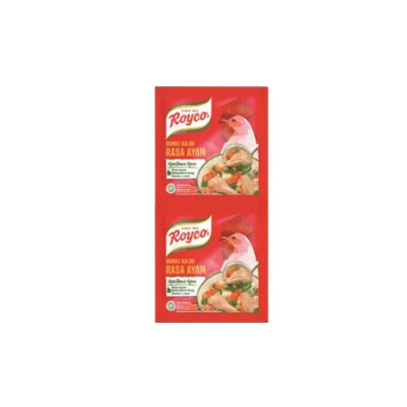 

Royko Bumbu Pelezat Serbaguna Ayam/Sapi 12x8g