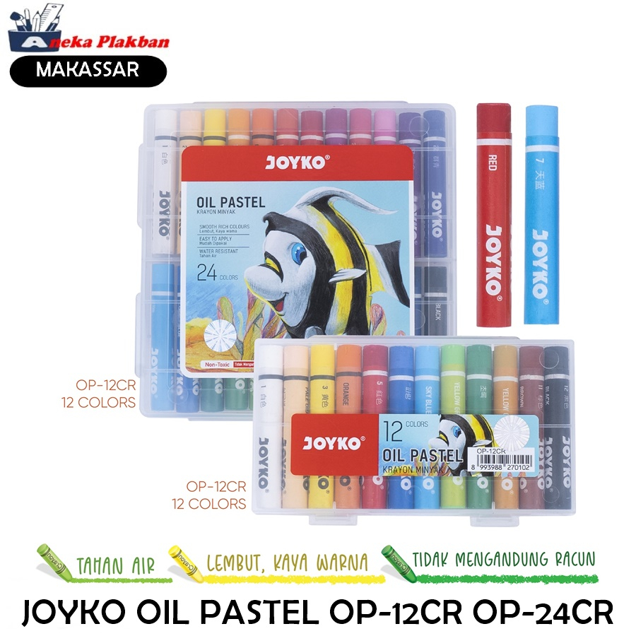 

JOYKO OIL PASTELS OP-12CR OP-24CR MINI CRAYONS