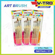 

1set=6pcs KUAS SENI KUAS LUKIS VTRO
