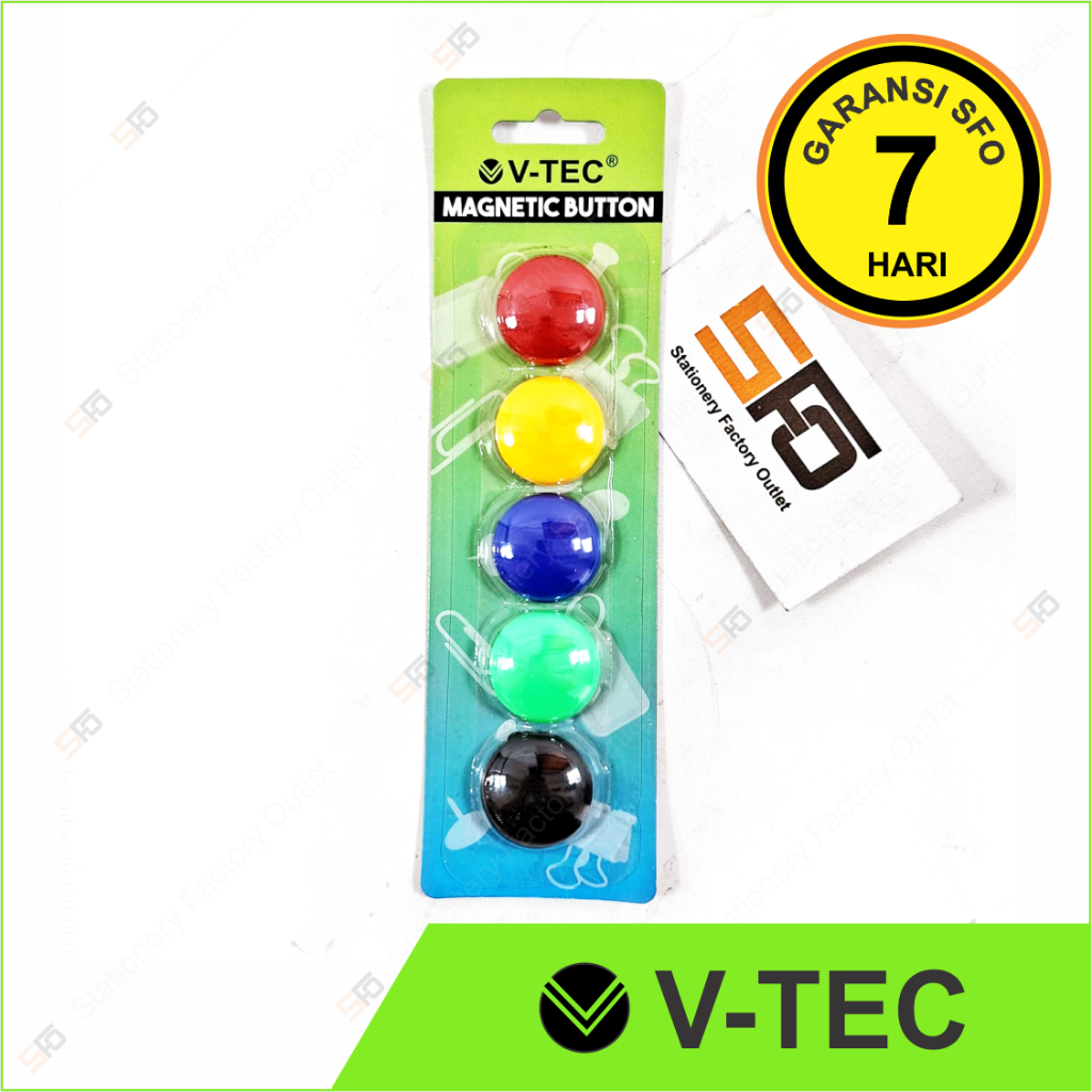 

Magnet Papan Tulis Sedang V-Tec isi 5 - VT-MB30S