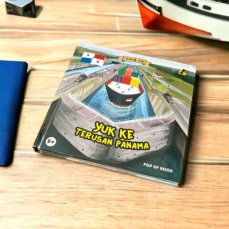 Buku pop up engineering STEM anak | seri yuk ke panama