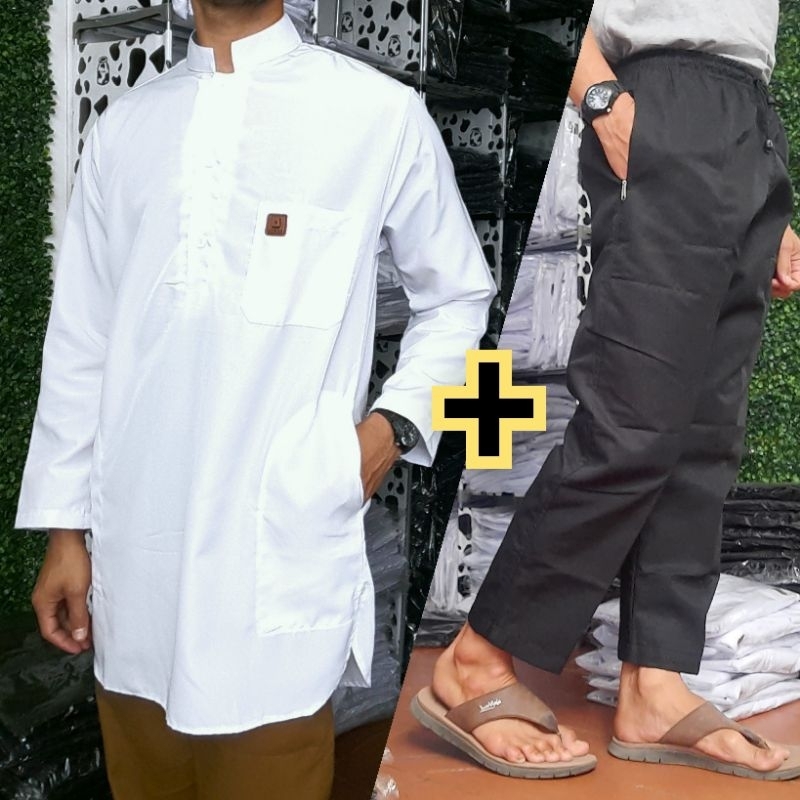 Stelan baju koko  plus celana sirwal