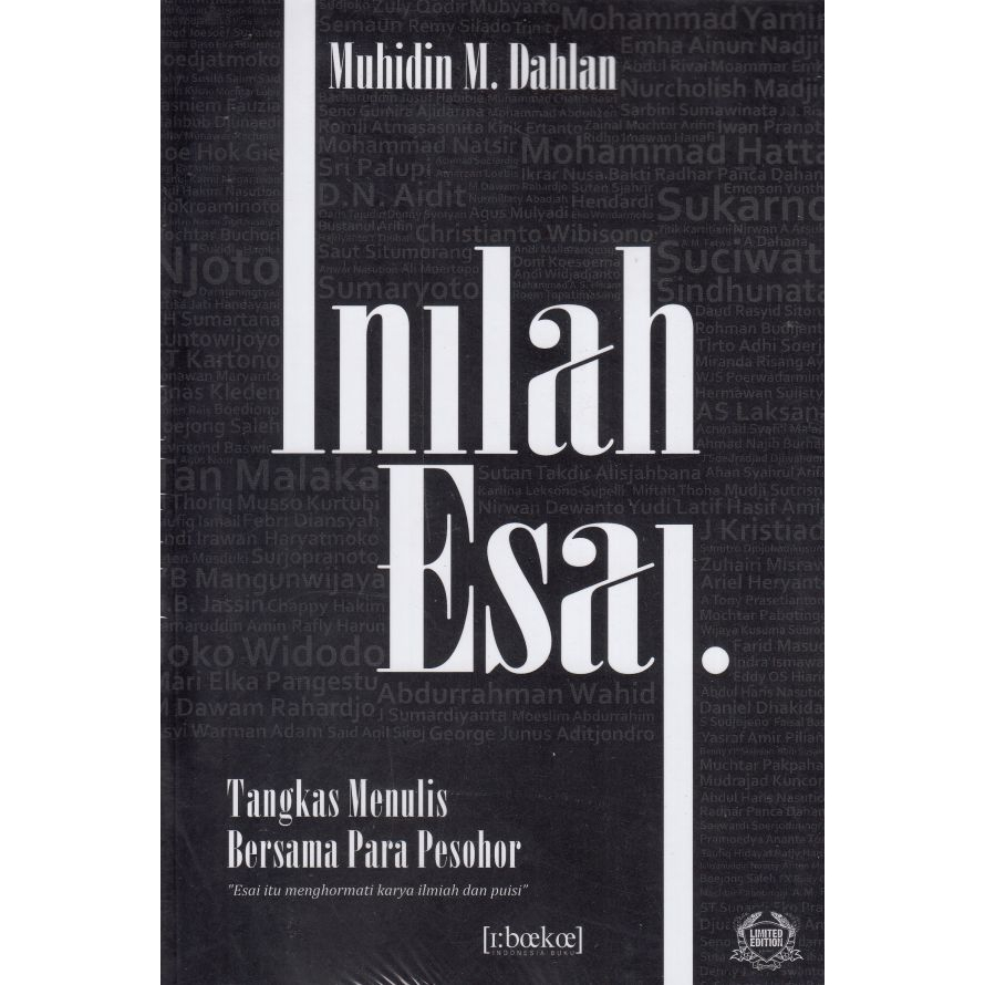 INILAH ESAI - Muhidin M.Dahlan