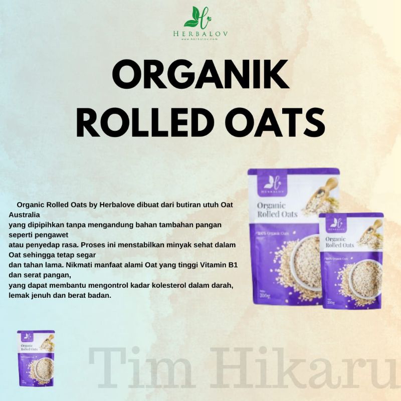 

Organic Rolled Oats