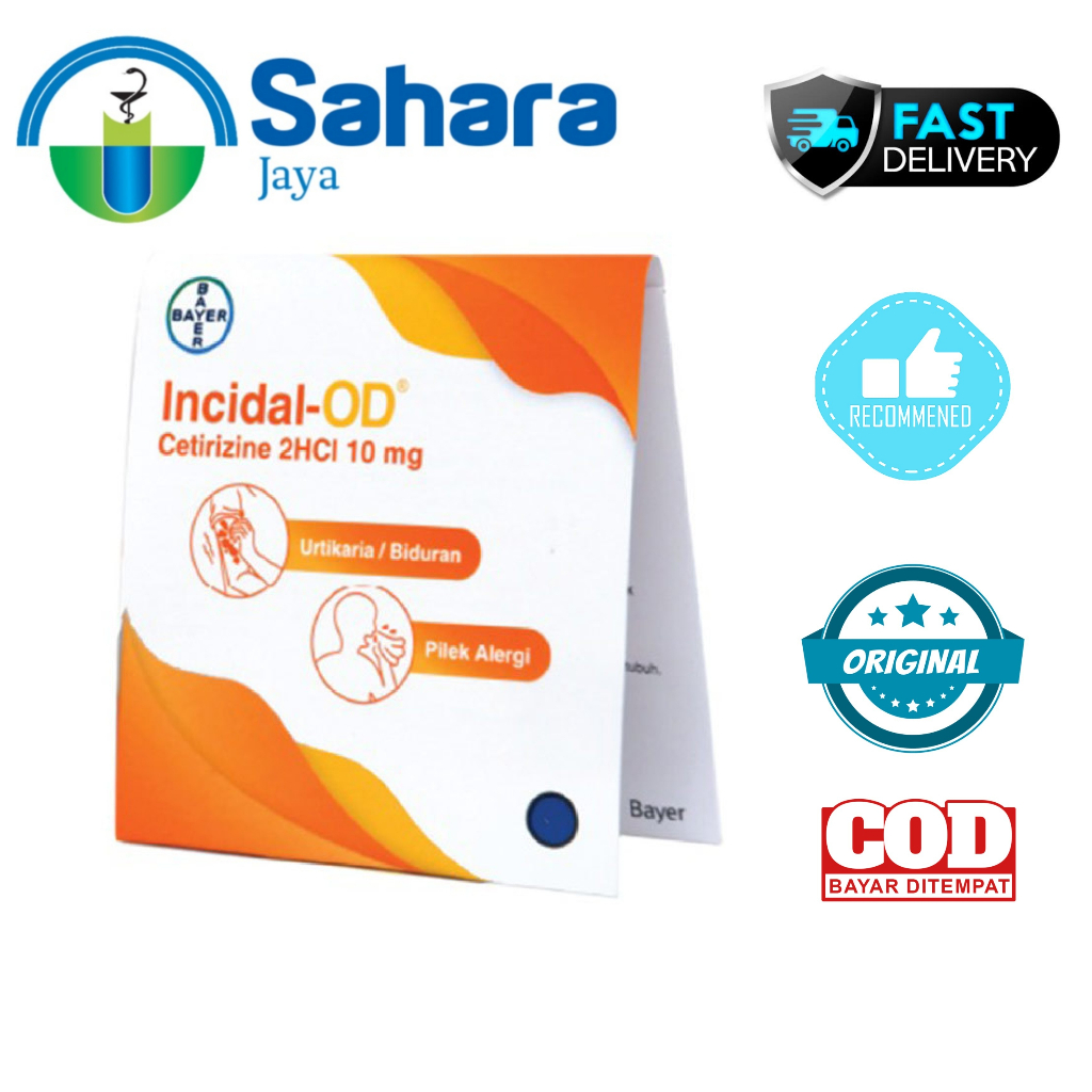 [SJ] Incidal-OD 4 Kapsul / INCIDAL OD 4 KAPSUL