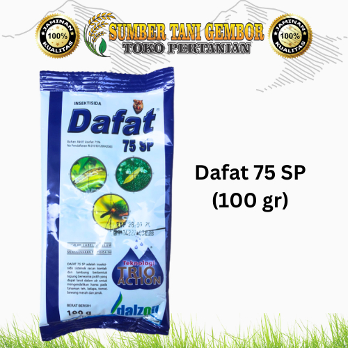 Insektisida Dafat 75 SP - Sistemik Ulat, Kutu, Penggorork Daun