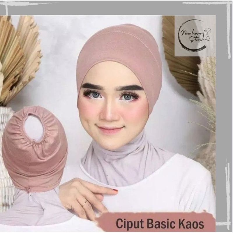 Ciput Kaos Arabian | Inner Basic Arabian | Dalaman Hijab Kaos | Bandana Hijab | Ciput Kaos