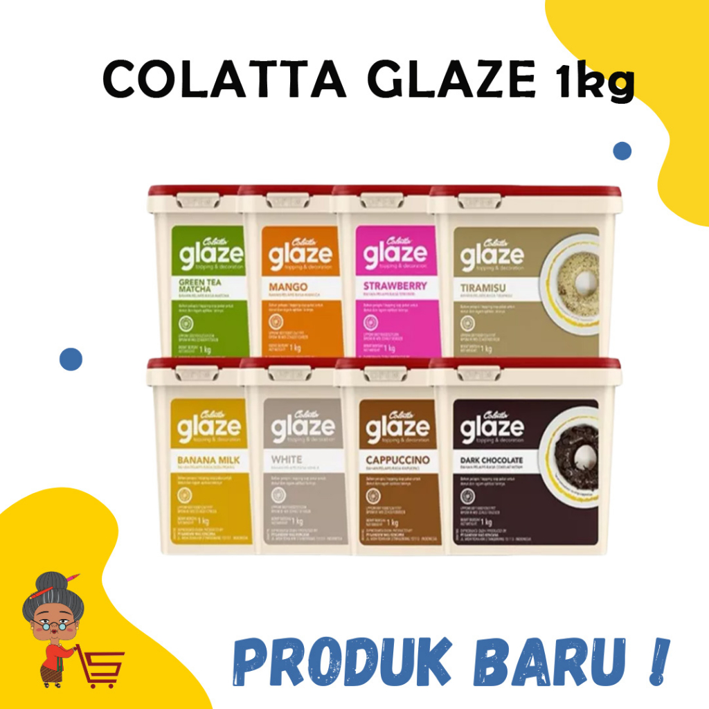 

COLATTA GLAZE 1kg / COLATTA GLAZE / GLAZE / COLLATA