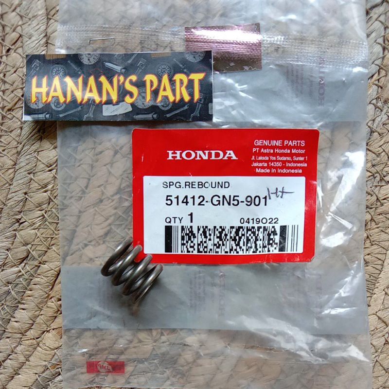 51412-GN5-901  PER SULINGAN SHOK DEPAN BAWAH BEAT SCOPY VARIO 125 SONIC ORIGINAL AHM