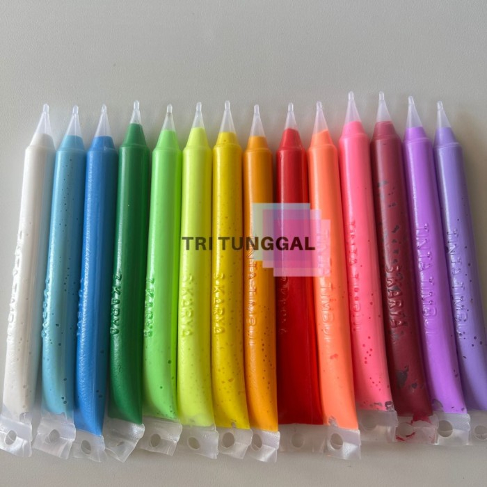 

PAKET 15 WARNA Tinta Timbul Puffy Paint Pasta Satuan 1pcs Warni Panjang 13 cm Murah Kualitas Bagus Craft Prakarya Menulis Peralatan Menghias Toples Casing Hp Hias Pot Perlengkapan Menggambar Seni Kerajinan Tangan Art Tri Tunggal Malang