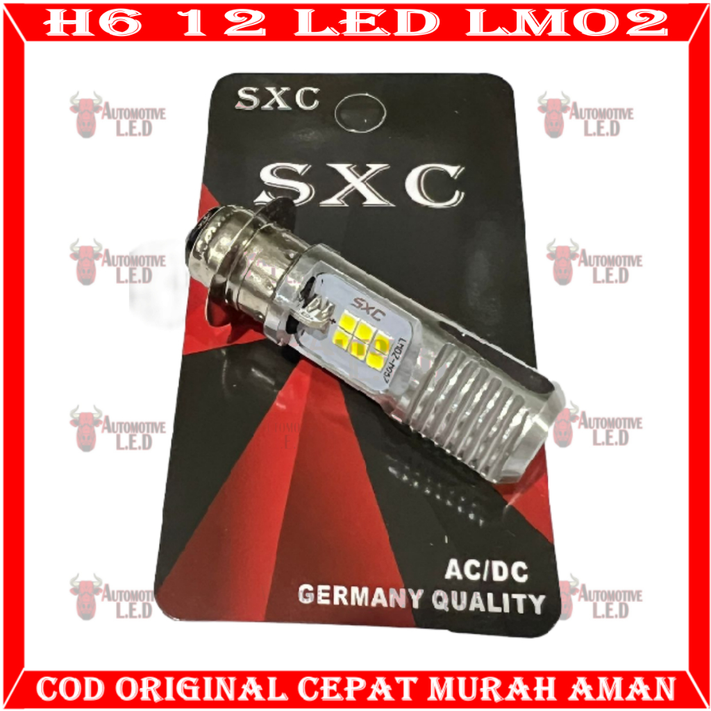 Unik Lampu Led Motor H6 12 Led Titik Lm02 Sxc Lampu Universal Motor H6 Premium Lampu Led Motor Ac Dc