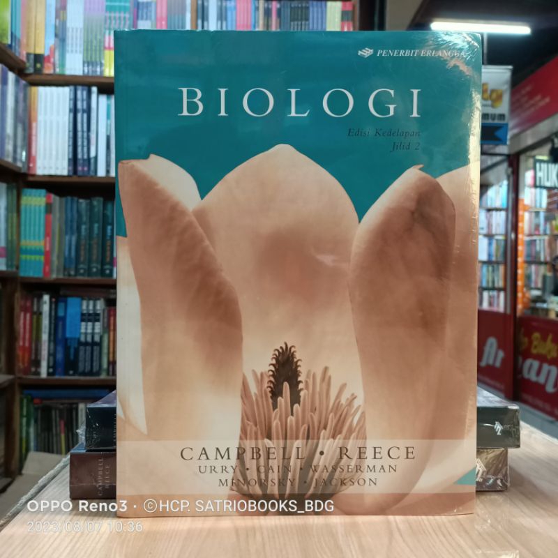 Buku BIOLOGI CAMPBELL JILD 2 EDISI 8 ORIGINALL. .ERLANGGA.