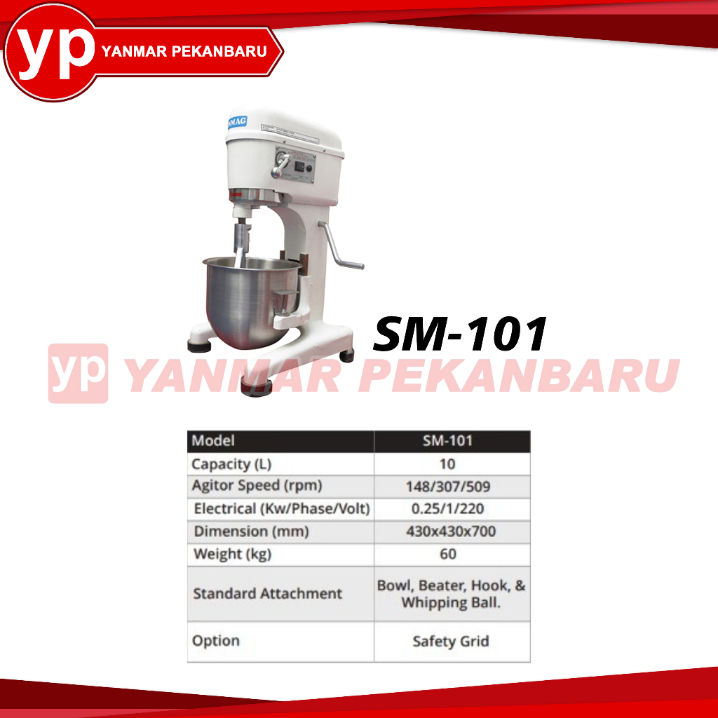Mixer / Planetary Mixer SINMAG SM-101 1 Phase