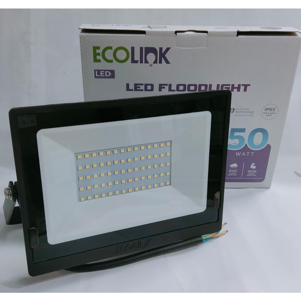 LAMPU SOROT LED 50Watt ECOLINK LAMPU SOROT OUTDOOR FLOODLIGHT