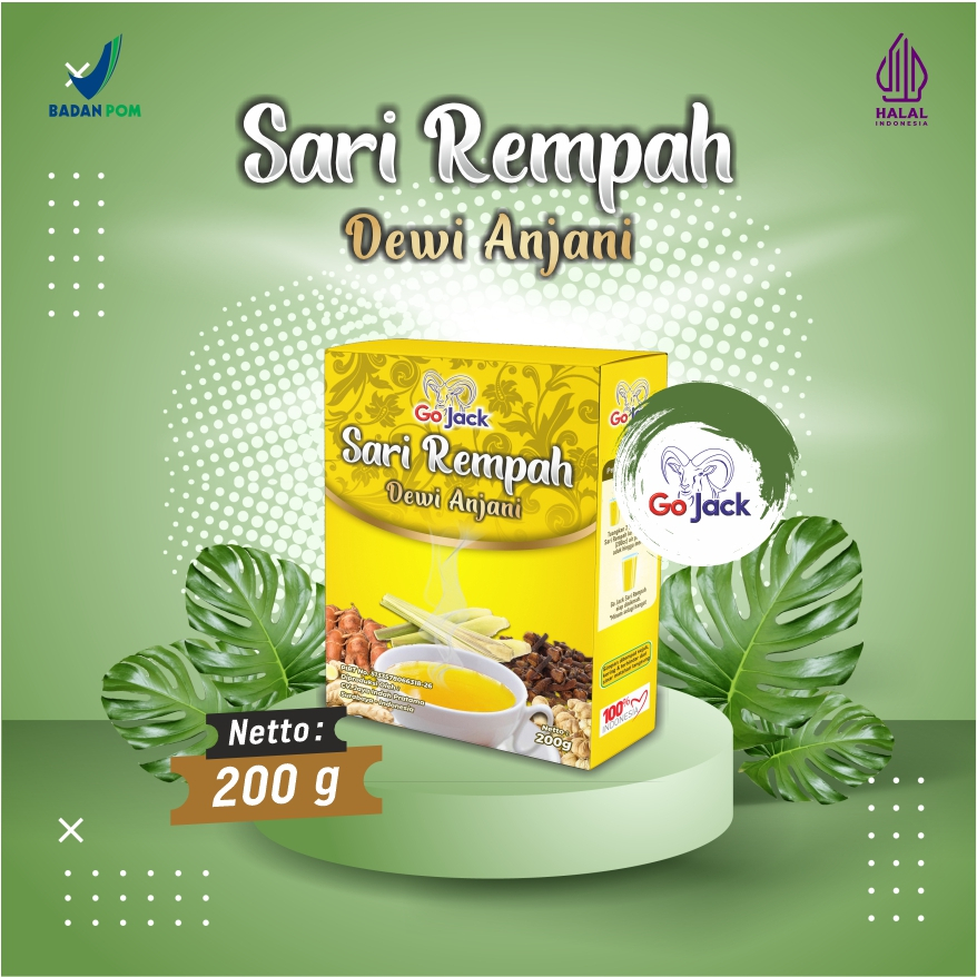 

Herbal Sari Rempah Minuman Serbuk Dewi Anjani GoJack 200 Gram