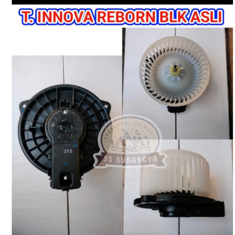 Motor Blower Innova Reborn 2016-2024 Fortuner VRZ  Belakang Asli Denso Ac Mobil
