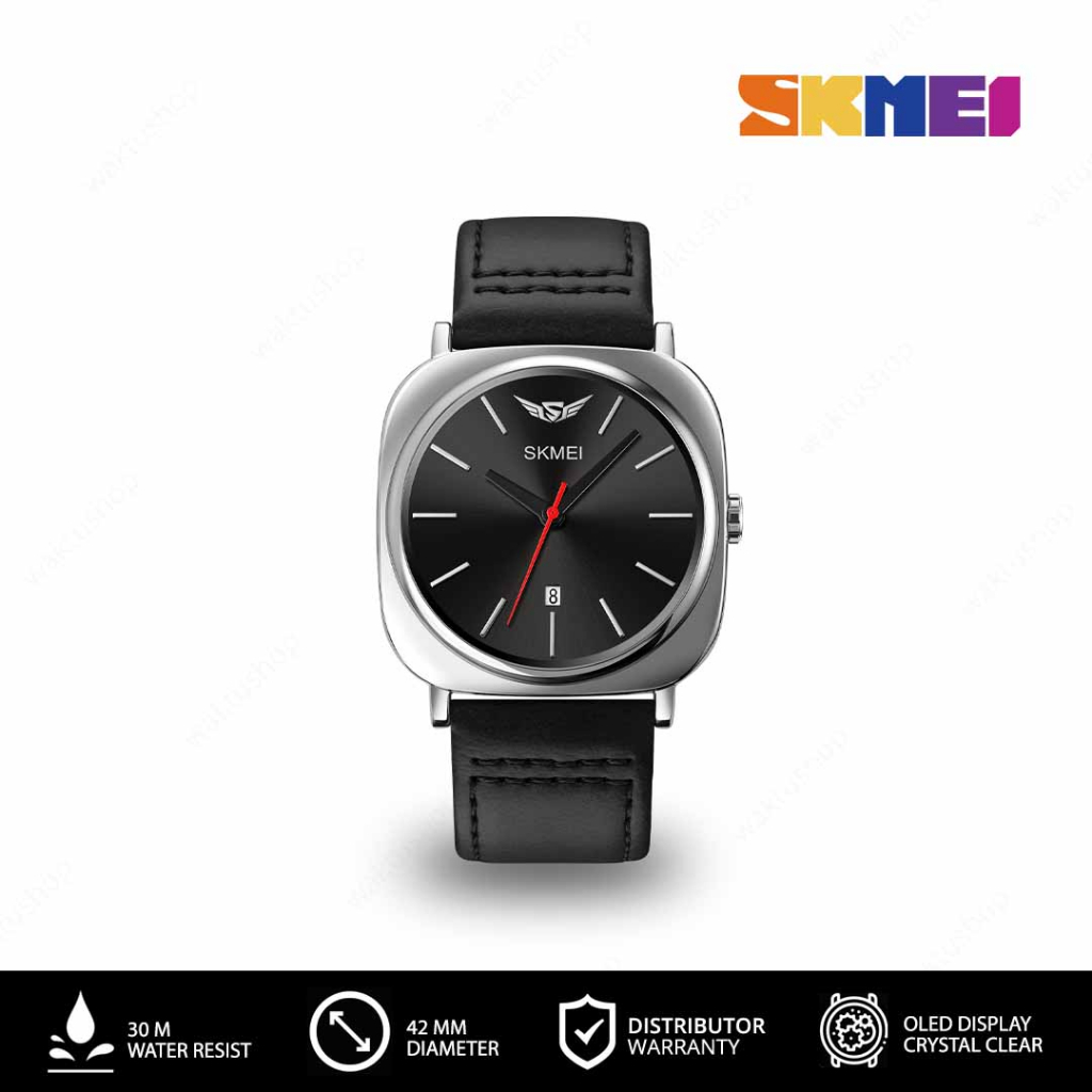 SKMEI 1884 Original Jam Tangan  Analog Leather Kulit Jam Tangan Tahan Air