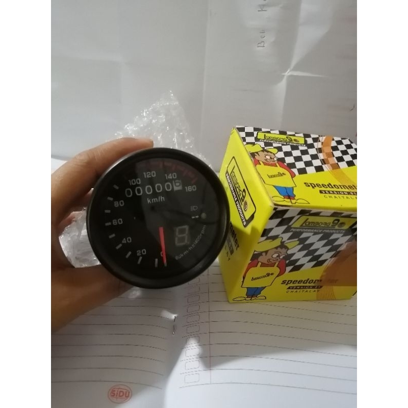 kilometer variasi universal motor model led jarum digital