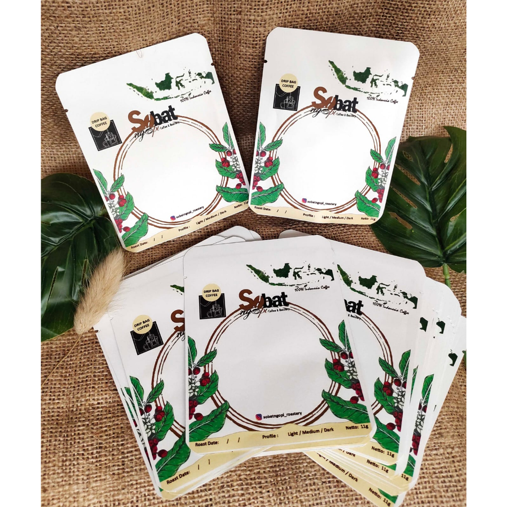 Kemasan Sashet Printing Custom 2 SISI | Sachet Design Custom | Kemasan Kopi Printing