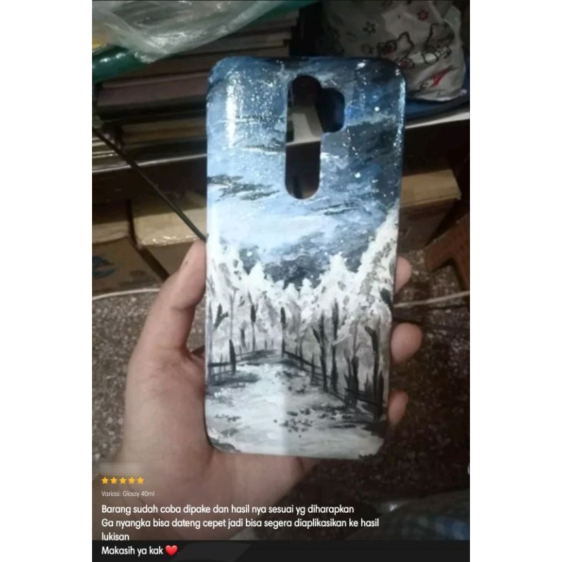 Thebettles Coating (40Ml) Cairan Pelapis Cat Varnish Finisher Serbaguna Untuk Cat Akrilik Kanvas