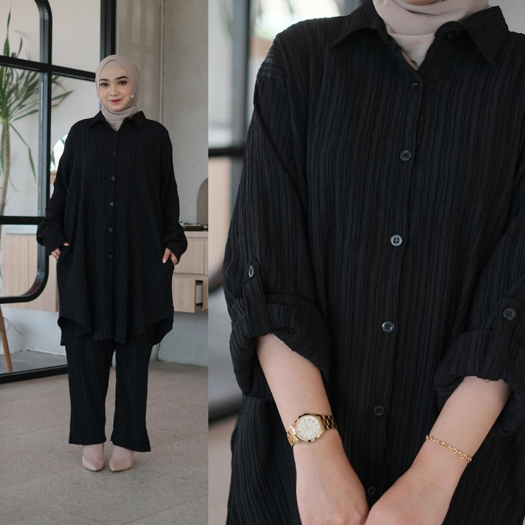 AKLAG SET HAMIL BESAR WANITA / LADY CRUSH JUMBO POLOS LD 130 PB 98 / ONE SETELAN FIT XXXL-XXXXL