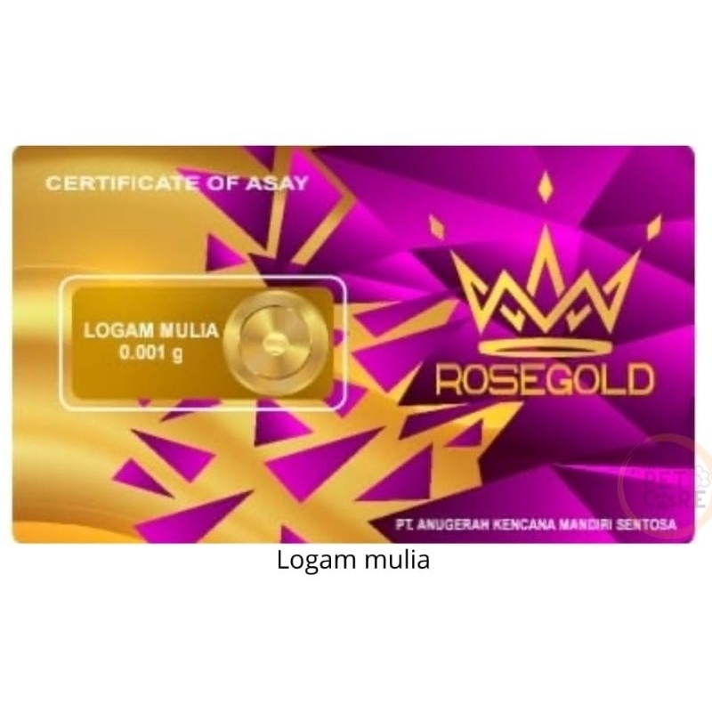 ROSE GOLD LOGAM MULIA EMAS MINI