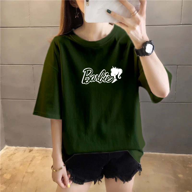 YOURSTYLE1119 -- KAOS BARBIE FACE QUEEN TERLARIS KEREN UNISEX OVERSIZE