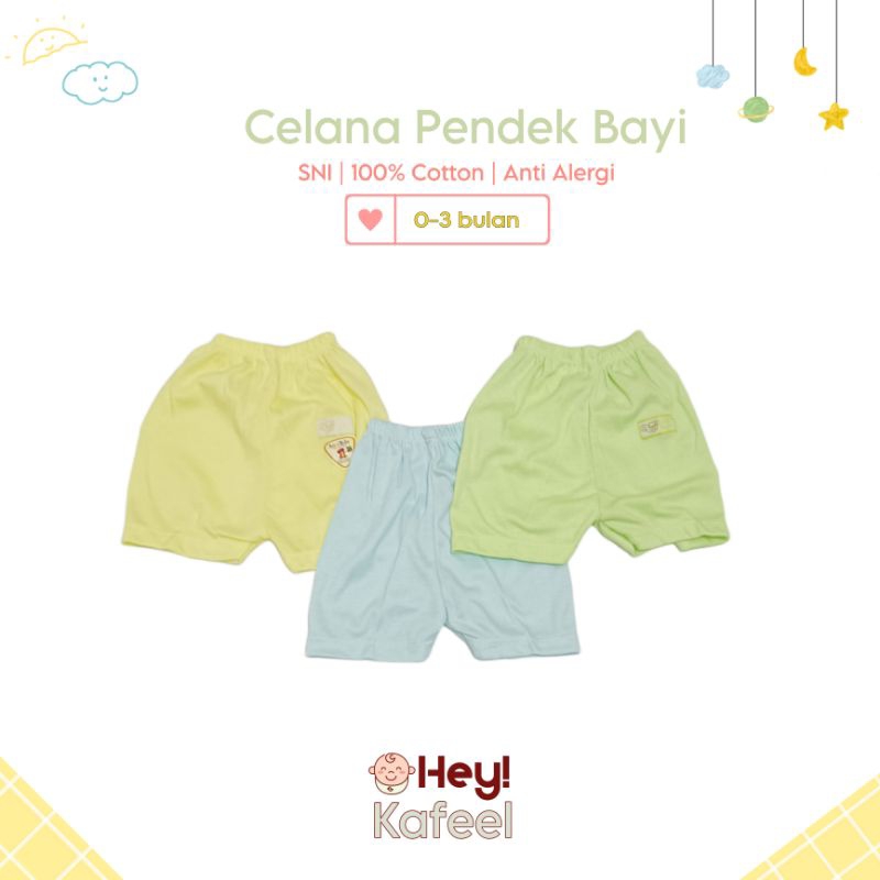 Baju Bayi Newborn 0-3 Bulan Arini Baby - Celana Pendek