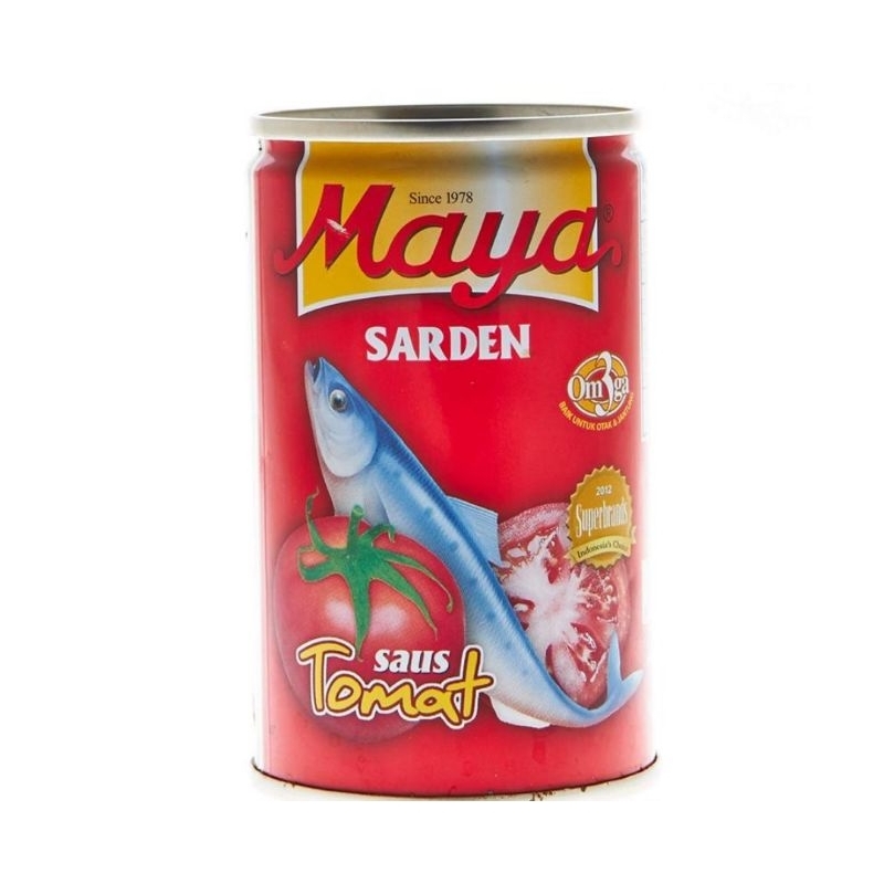 

sarden Maya saus tomat 155gr