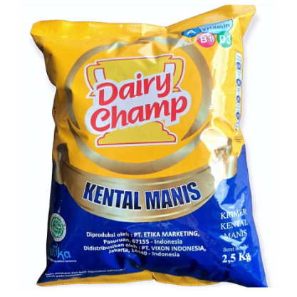 

DAIRY CHAMP KENTAL MANIS BANTAL 2.5 KG