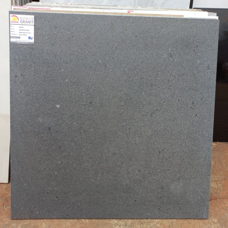 GRANIT ROMAN KASAR DPETRELLA CHARCOAL / PERLA 60X60 kw1
