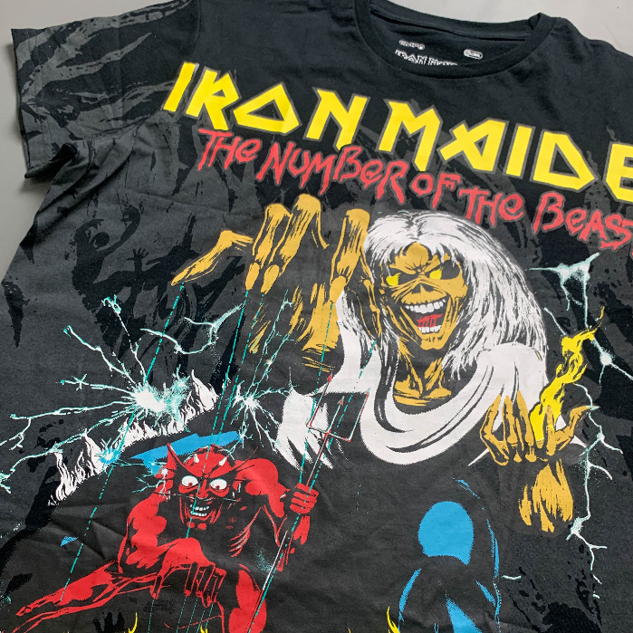 KAOS BAND IRON MAIDEN - THE NUMBER OF THE BEAST AOP