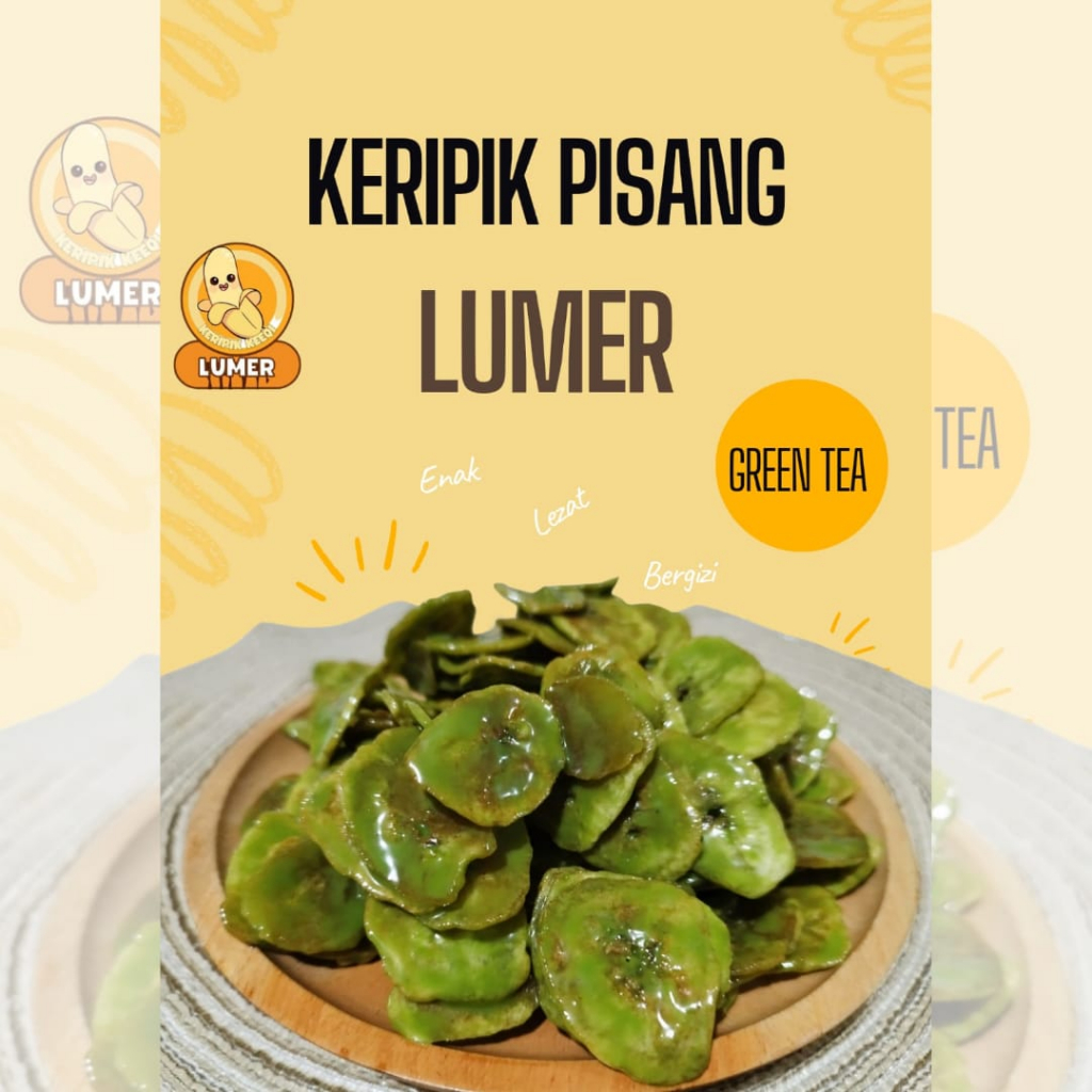

KERIPIK PISANG LUMER GREENTEA